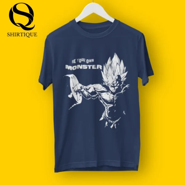 be-your-own-monster-shirtique navyblue
