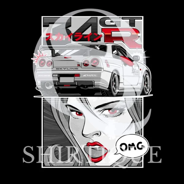 Nissan GTR Legend Tee - Image 4