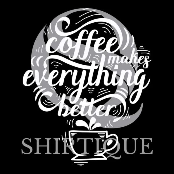 Coffee Lover's Graphic Tee - Image 4