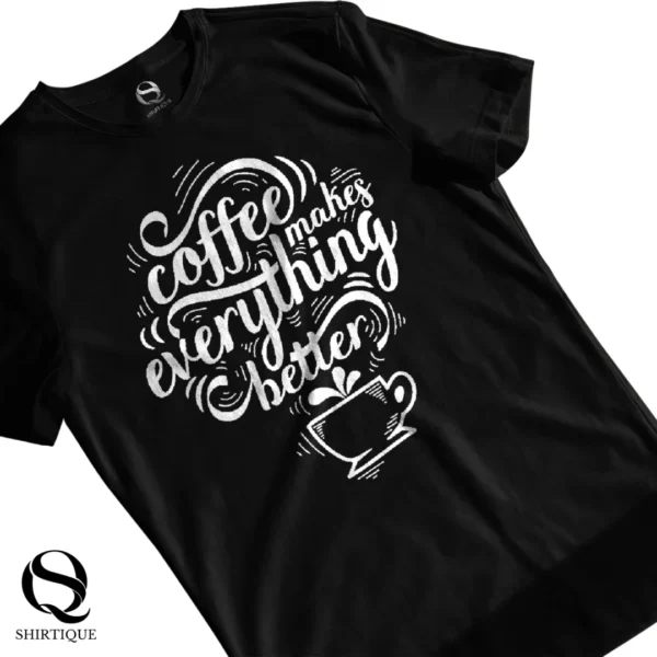 Coffee Lover's Graphic Tee - Image 2