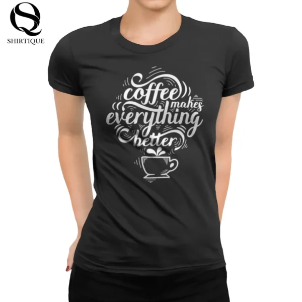 Coffee Lover's Graphic Tee - Image 3