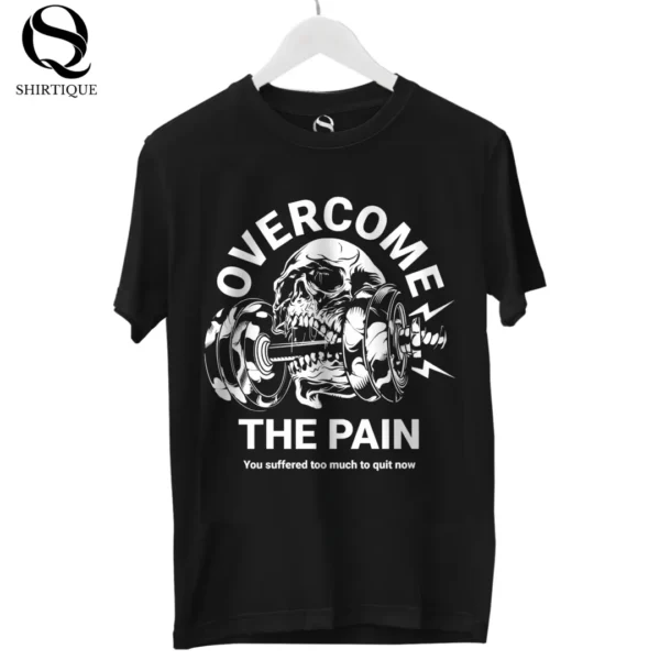 Overcome the Pain Gym Graphic T-Shirt