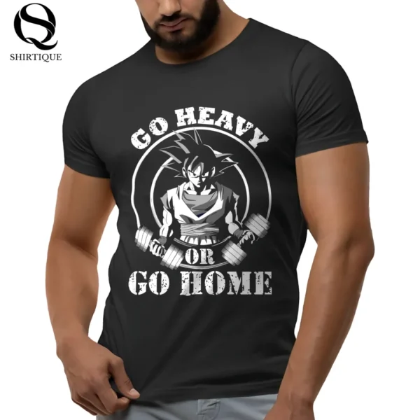 Go Heavy or Go Home Gym T-Shirt - Image 3